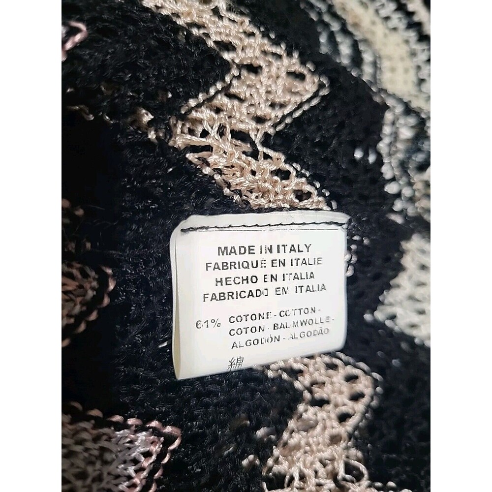 Missoni Black and Beige Zigzag Cardigan - Picture 6 of 14